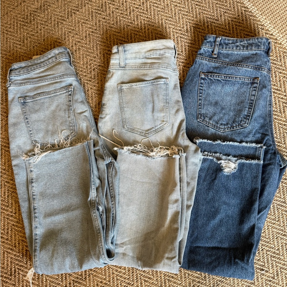 Distressed Jeans Bundle of 3